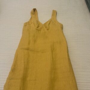 Reformation linen midi dress